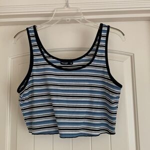Striped Crop Tank